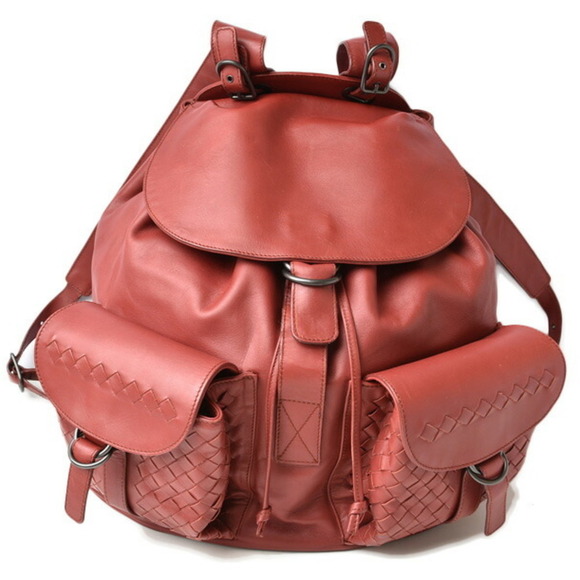 BOTTEGA VENETA Leather Intrecciato Backpack main image 5